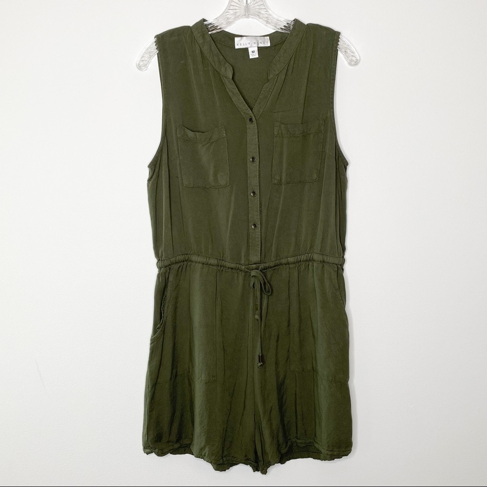 Kelly Renee Olive Green Romper